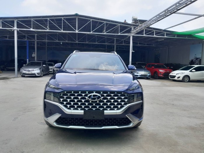 Huyndai santafe 2.2L 2021 xanh máy dầu